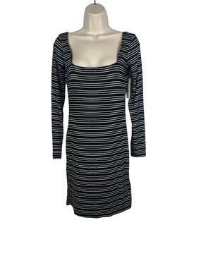 billabong black and white dress Billabong Black White Aztec Bodycon Stretch Mini Cut Out Sun Dress S Small
